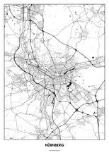 Lade das Bild in den Galerie-Viewer, Nürnberg Poster - Minimal Design