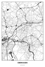 Lade das Bild in den Galerie-Viewer, Oberhausen Light Poster - Minimal - Detailansicht