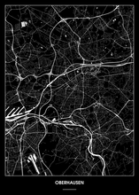 Lade das Bild in den Galerie-Viewer, Oberhausen Poster - Minimal Design