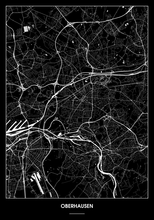 Lade das Bild in den Galerie-Viewer, Oberhausen Poster - Minimal Design
