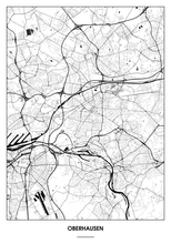 Lade das Bild in den Galerie-Viewer, Oberhausen Poster - Minimal Design