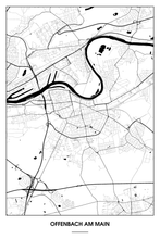 Lade das Bild in den Galerie-Viewer, Offenbach am Main Light Poster - Minimal - Detailansicht