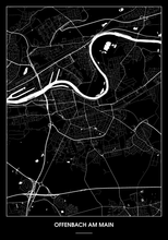 Lade das Bild in den Galerie-Viewer, Offenbach am Main Poster - Minimal Design