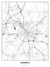 Lade das Bild in den Galerie-Viewer, Osnabrück Poster - Minimal Design