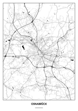 Lade das Bild in den Galerie-Viewer, Osnabrück Poster - Minimal Design
