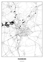 Lade das Bild in den Galerie-Viewer, Paderborn Poster - Minimal Design