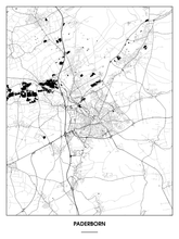 Lade das Bild in den Galerie-Viewer, Paderborn Poster - Minimal Design