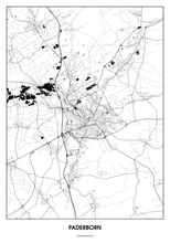 Lade das Bild in den Galerie-Viewer, Paderborn Poster - Minimal Design
