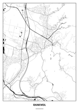 Lade das Bild in den Galerie-Viewer, Rankweil Poster - Minimal Design