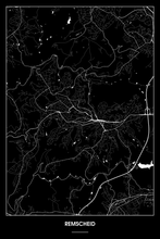 Lade das Bild in den Galerie-Viewer, Remscheid Dark Poster - Minimal - Detailansicht