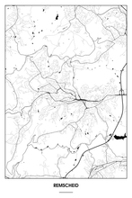 Lade das Bild in den Galerie-Viewer, Remscheid Light Poster - Minimal - Detailansicht