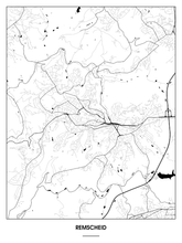 Lade das Bild in den Galerie-Viewer, Remscheid Poster - Minimal Design