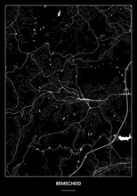 Lade das Bild in den Galerie-Viewer, Remscheid Poster - Minimal Design