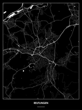 Lade das Bild in den Galerie-Viewer, Reutlingen Poster - Minimal Design