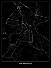 Lade das Bild in den Galerie-Viewer, Ried im Innkreis Poster - Minimal Design