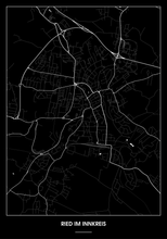 Lade das Bild in den Galerie-Viewer, Ried im Innkreis Poster - Minimal Design