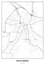 Lade das Bild in den Galerie-Viewer, Ried im Innkreis Poster - Minimal Design