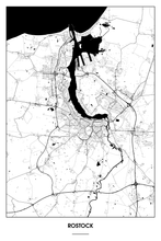 Lade das Bild in den Galerie-Viewer, Rostock Light Poster - Minimal - Detailansicht