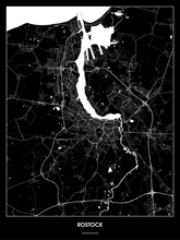Lade das Bild in den Galerie-Viewer, Rostock Poster - Minimal Design