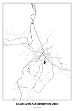 Lade das Bild in den Galerie-Viewer, Saalfelden am Steinernen Meer Light Poster - Minimal - Detailansicht