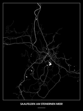 Lade das Bild in den Galerie-Viewer, Saalfelden am Steinernen Meer Poster - Minimal Design