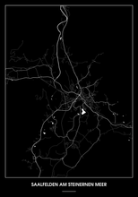Lade das Bild in den Galerie-Viewer, Saalfelden am Steinernen Meer Poster - Minimal Design