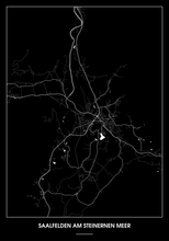 Lade das Bild in den Galerie-Viewer, Saalfelden am Steinernen Meer Poster - Minimal Design