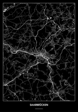 Lade das Bild in den Galerie-Viewer, Saarbrücken Poster - Minimal Design