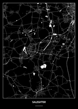 Lade das Bild in den Galerie-Viewer, Salzgitter Poster - Minimal Design