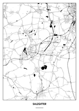 Lade das Bild in den Galerie-Viewer, Salzgitter Poster - Minimal Design