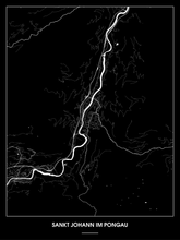 Lade das Bild in den Galerie-Viewer, Sankt Johann im Pongau Poster - Minimal Design