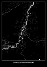 Lade das Bild in den Galerie-Viewer, Sankt Johann im Pongau Poster - Minimal Design