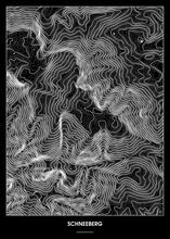 Lade das Bild in den Galerie-Viewer, Schneeberg Poster - Minimal Design