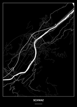 Lade das Bild in den Galerie-Viewer, Schwaz Poster - Minimal Design