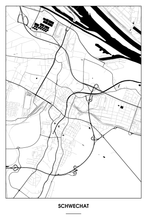 Lade das Bild in den Galerie-Viewer, Schwechat Light Poster - Minimal - Detailansicht