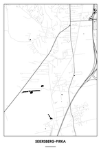 Lade das Bild in den Galerie-Viewer, Seiersberg-Pirka Light Poster - Minimal - Detailansicht