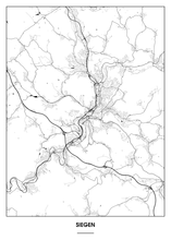 Lade das Bild in den Galerie-Viewer, Siegen Poster - Minimal Design