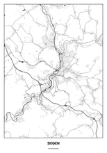 Lade das Bild in den Galerie-Viewer, Siegen Poster - Minimal Design