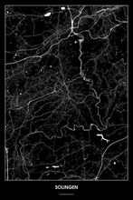 Lade das Bild in den Galerie-Viewer, Solingen Dark Poster - Minimal - Detailansicht