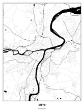 Lade das Bild in den Galerie-Viewer, Steyr Poster - Minimal Design