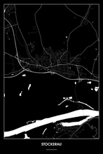 Lade das Bild in den Galerie-Viewer, Stockerau Dark Poster - Minimal - Detailansicht