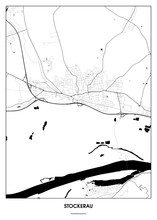 Lade das Bild in den Galerie-Viewer, Stockerau Poster - Minimal Design