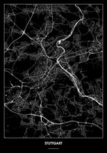 Lade das Bild in den Galerie-Viewer, Stuttgart Poster - Minimal Design