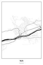 Lade das Bild in den Galerie-Viewer, Telfs Light Poster - Minimal - Detailansicht