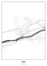 Lade das Bild in den Galerie-Viewer, Telfs Poster - Minimal Design