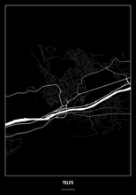 Lade das Bild in den Galerie-Viewer, Telfs Poster - Minimal Design