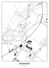 Lade das Bild in den Galerie-Viewer, Traiskirchen Poster - Minimal Design