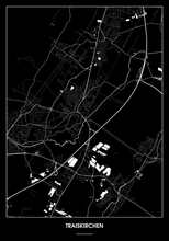 Lade das Bild in den Galerie-Viewer, Traiskirchen Poster - Minimal Design