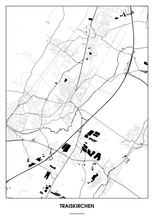 Lade das Bild in den Galerie-Viewer, Traiskirchen Poster - Minimal Design