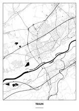 Lade das Bild in den Galerie-Viewer, Traun Poster - Minimal Design